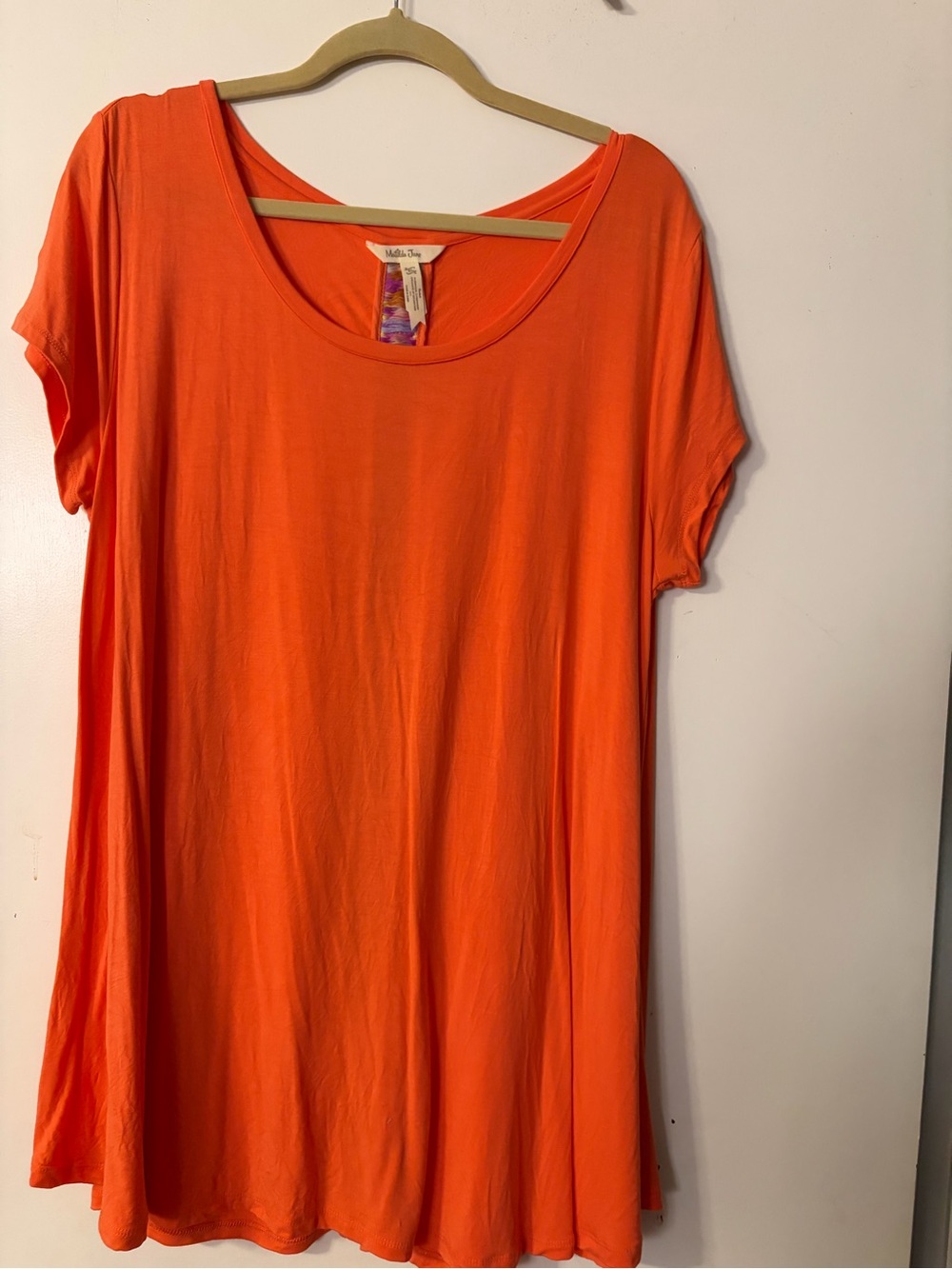 Matilda Jane Bright Orange Scoop Neck Tunic